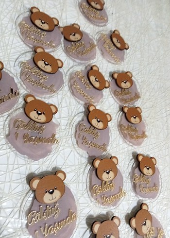 Ayıcık Figürlü 1 Yaş Hediyesi - Görsel 4