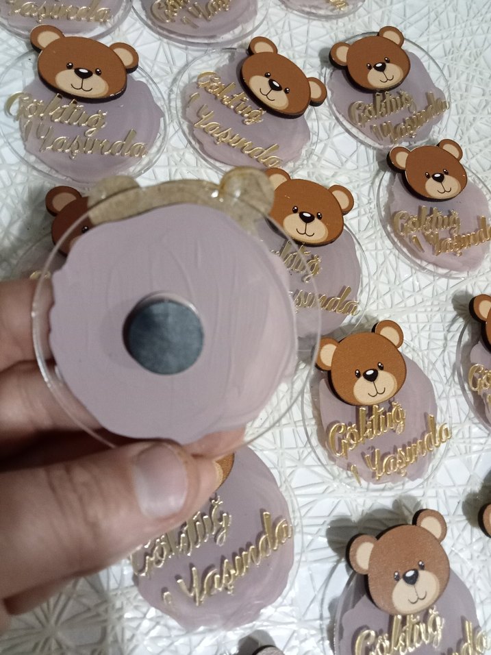 Ayıcık Figürlü 1 Yaş Hediyesi - Görsel 3