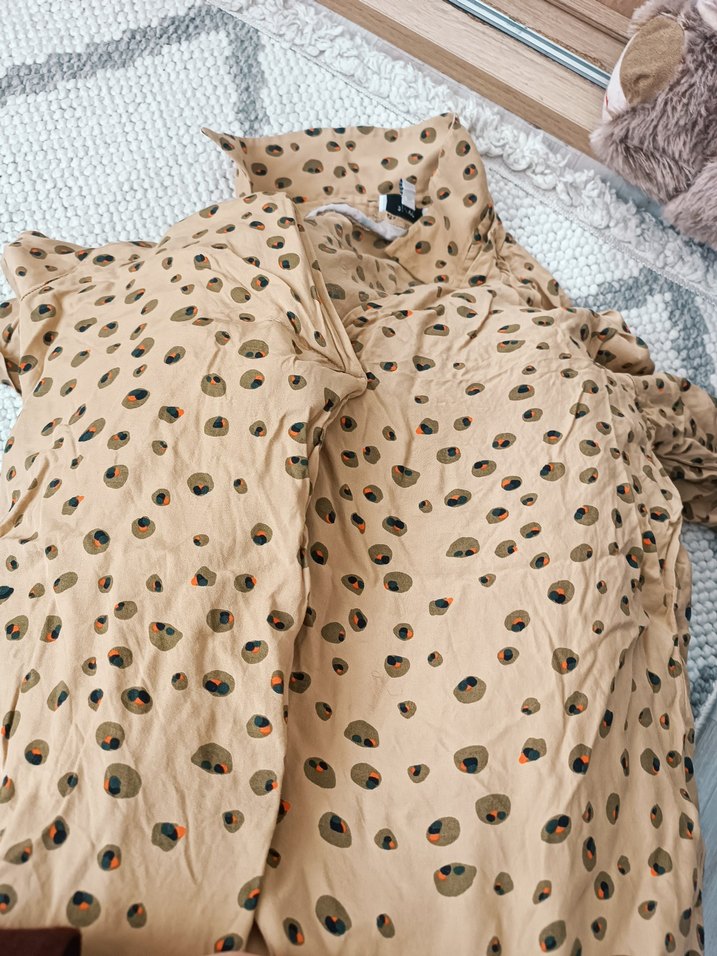 Bej Renkli Desenli Hamile Bluzu - Görsel 5