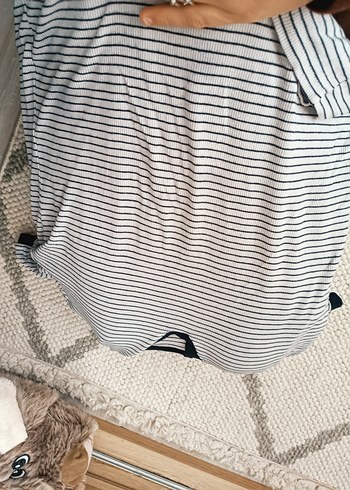 Mavi v yaka tshirt - Görsel 2