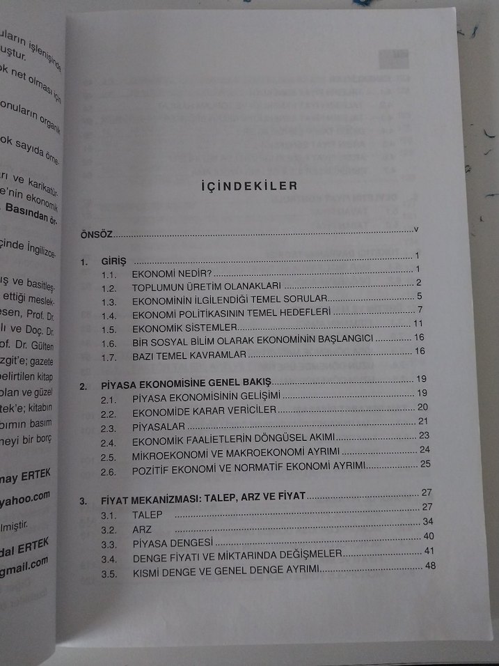 İktisada Giriş Ders Kitabı - Prof. Dr. Tümay Ertek - Görsel 2