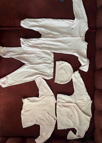 pembe renk 5 li hastane cikis seti - Görsel 2