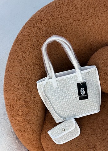 Beyaz Dantel Detaylı Kadın Omuz Çantası - Görsel 4