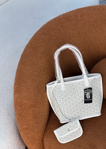 Beyaz Dantel Detaylı Kadın Omuz Çantası - Görsel 2