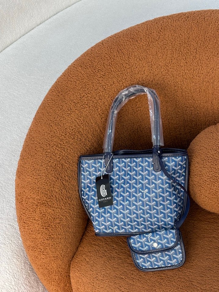 Mavi Baskılı Kadın Omuz Çantası - Görsel 2