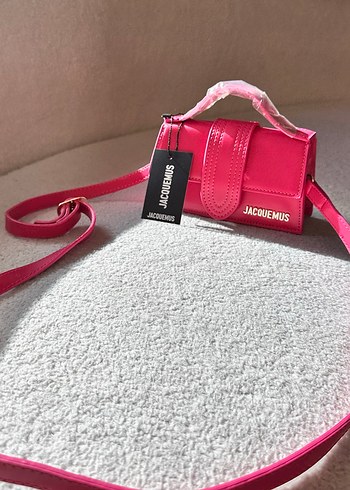 Pembe Deri Tokalı Kadın Çanta - Görsel 3