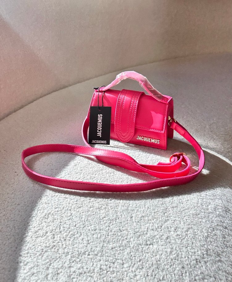 Pembe Deri Tokalı Kadın Çanta - Görsel 2