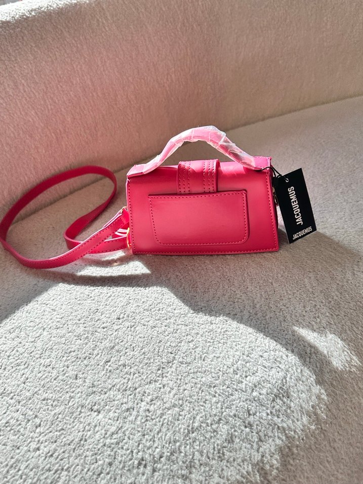 Pembe Deri Tokalı Kadın Çanta - Görsel 4