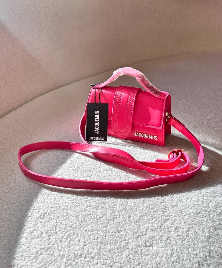 Pembe Deri Tokalı Kadın Çanta - Görsel 5