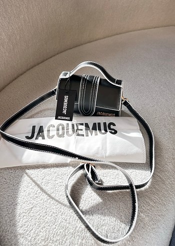 Jacquemus Siyah Deri Tokalı Kadın Çanta - Görsel 5