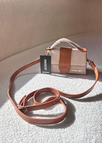 Bej Deri Kadın Omuz Çantası - Görsel 3