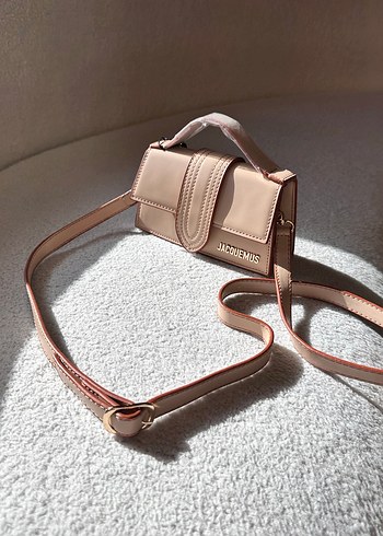 Bej Deri Kadın El Çantası - Jacquemus - Görsel 5