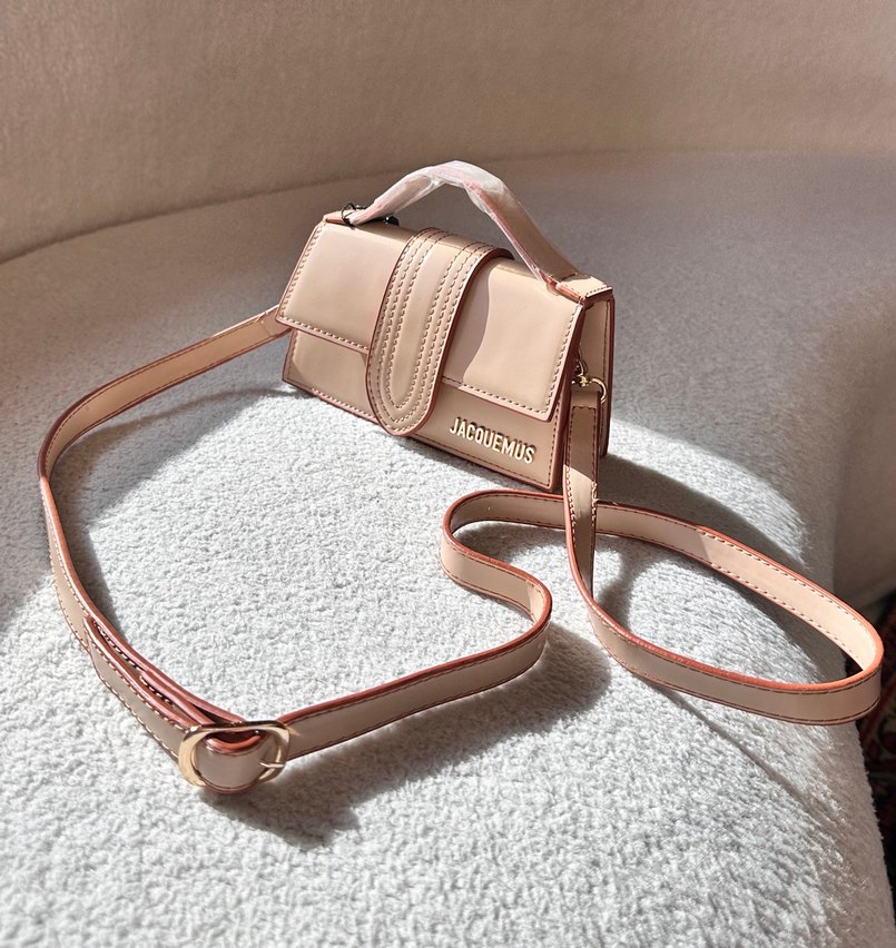 Bej Deri Kadın El Çantası - Jacquemus - Görsel 3