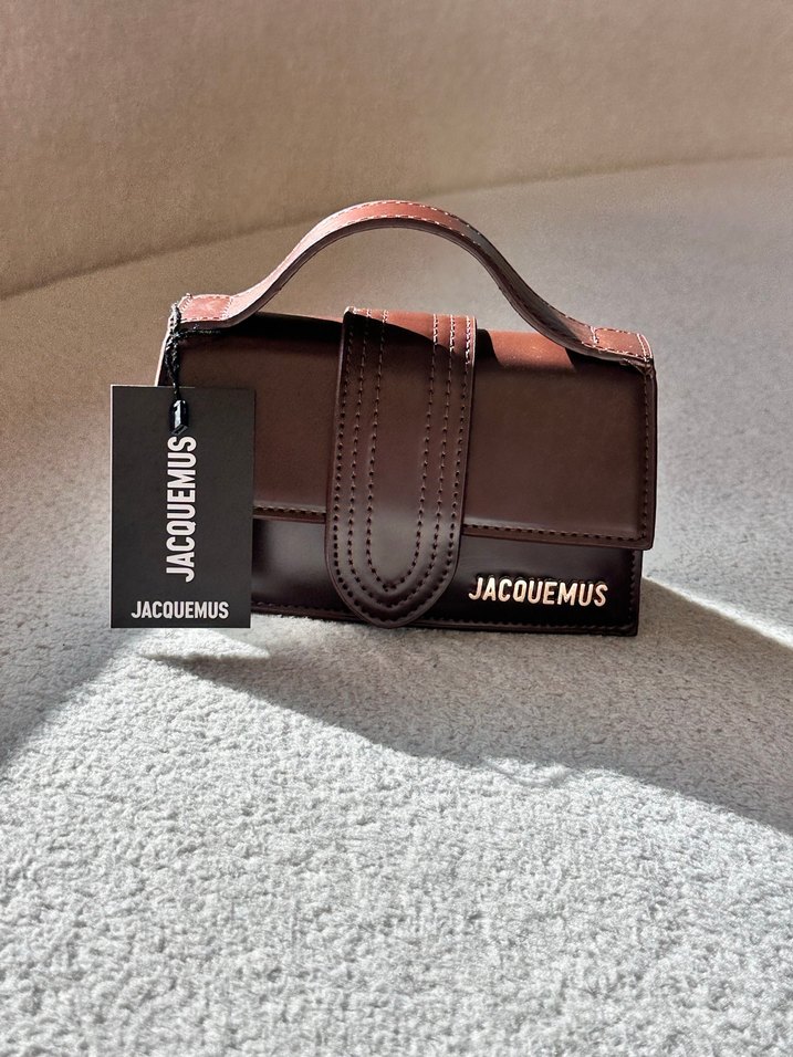 Burgundy Deri Kadın El Çantası - Görsel 2