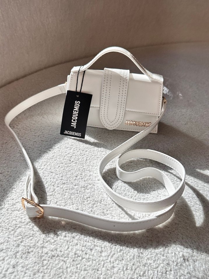 Jacquemus Beyaz Deri Kadın Çanta - Görsel 4