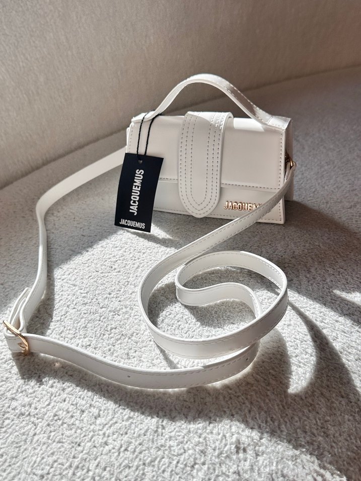 Jacquemus Beyaz Deri Kadın Çanta - Görsel 3