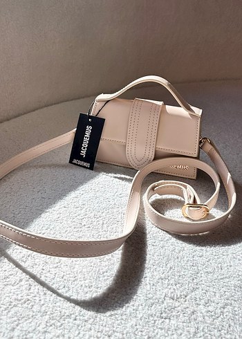 Bej Minimalist Deri Kadın Çanta - Görsel 5