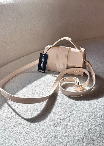 Bej Minimalist Deri Kadın Çanta - Görsel 2