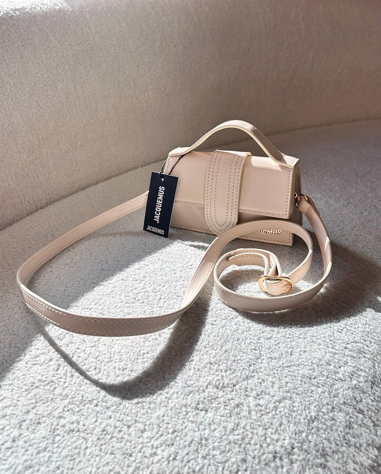 Bej Minimalist Deri Kadın Çanta - Görsel 2