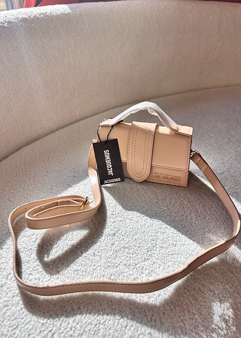 Jacquemus Bej Deri Kadın Çanta - Görsel 3