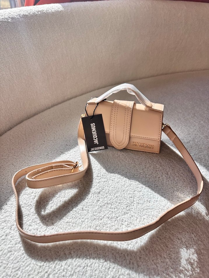 Jacquemus Bej Deri Kadın Çanta - Görsel 3