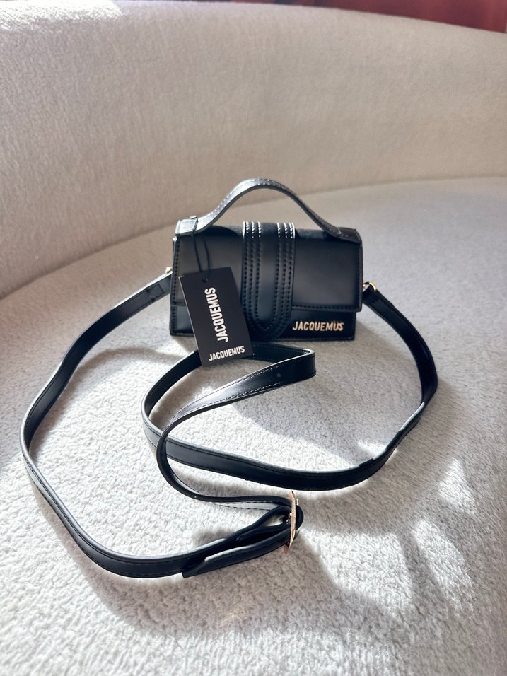 Jacquemus Siyah Deri Tokalı Kadın Çanta - Görsel 3
