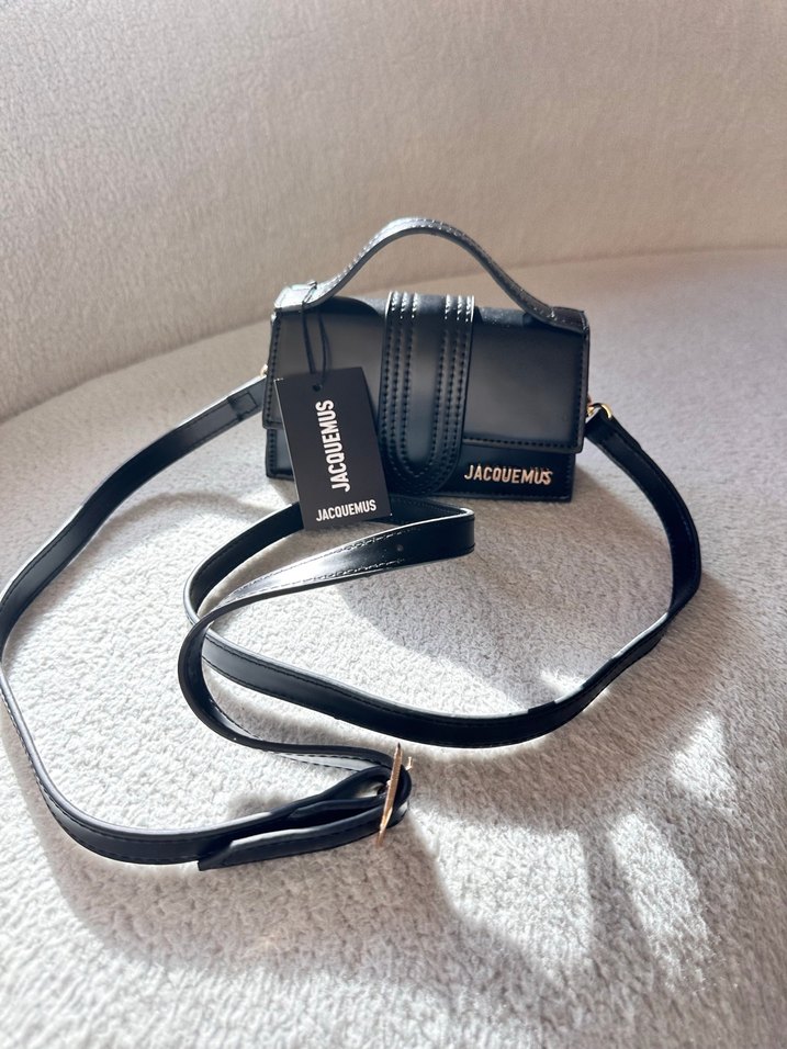 Jacquemus Siyah Deri Tokalı Kadın Çanta - Görsel 4