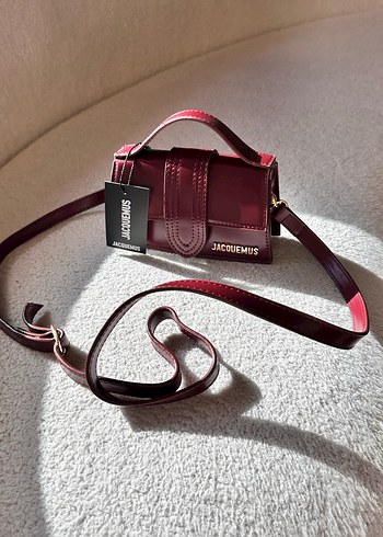 Jacquemus Bordo Deri Kadın Çanta - Görsel 2
