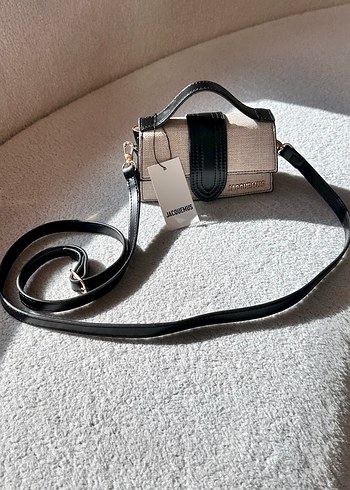 Jacquemus Gri Deri Kadın Çanta - Görsel 2