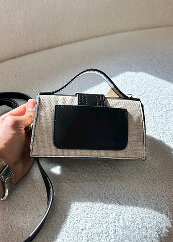 Jacquemus Gri Deri Kadın Çanta - Görsel 5