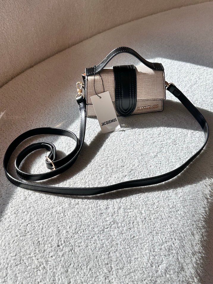 Jacquemus Gri Deri Kadın Çanta - Görsel 2