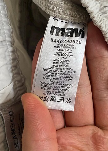 Mavi jeans short...M beden - Görsel 6