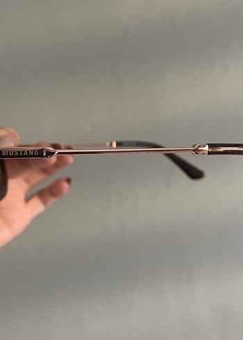 Mustang Kadın Klasik Gold Güneş Gözlüğü - Görsel 2