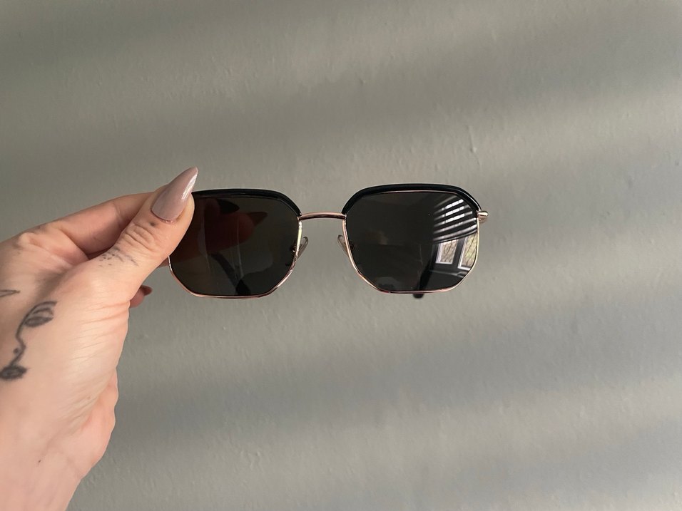 Mustang Kadın Klasik Gold Güneş Gözlüğü - Görsel 3