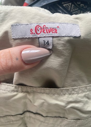 Bej Keten Kadın Kısa Salopet - Görsel 3