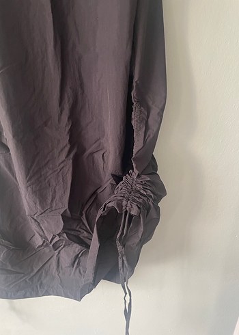 Siyah Uzun paraşüt Askılı Tulum - Görsel 3