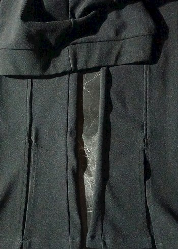 Kadın Siyah Drapeli İspanyol paça tayt - Görsel 3