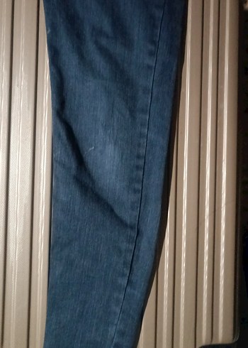 Kadın Mavi Denim Midi Boy Jean - Görsel 4