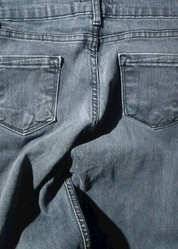 Kadın Mavi Denim Midi Boy Jean - Görsel 2