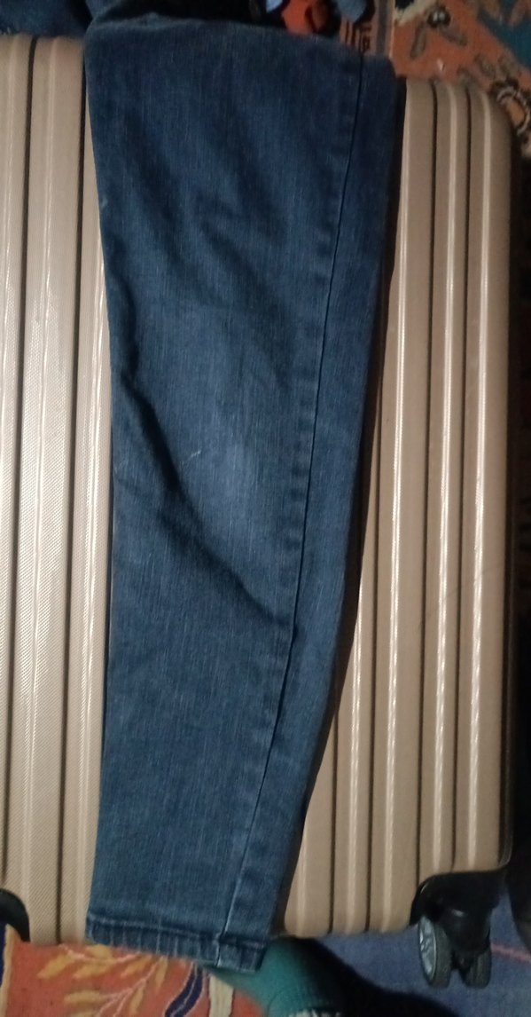 Kadın Mavi Denim Midi Boy Jean - Görsel 4