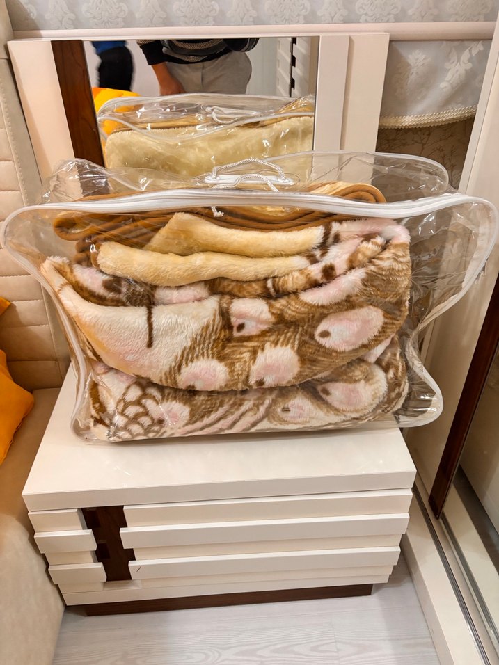 Kahverengi Baskılı Battaniye - Görsel 3