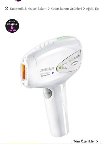 BaByliss Homelight Beyaz IPL Lazer Epilatör - Görsel 5