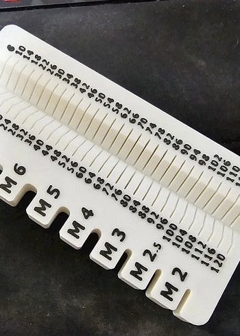 Metrik civata ölçü aleti - Görsel 3