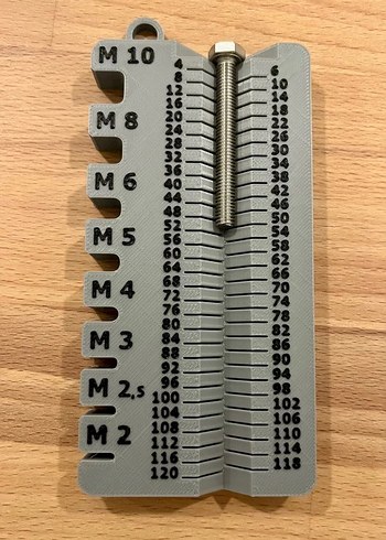 Metrik civata ölçü aleti - Görsel 2