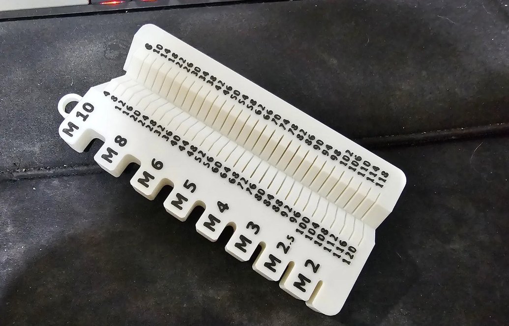 Metrik civata ölçü aleti - Görsel 3