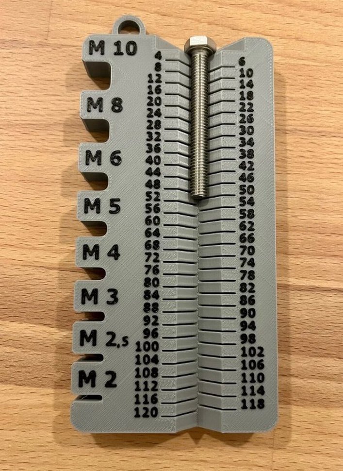 Metrik civata ölçü aleti - Görsel 2