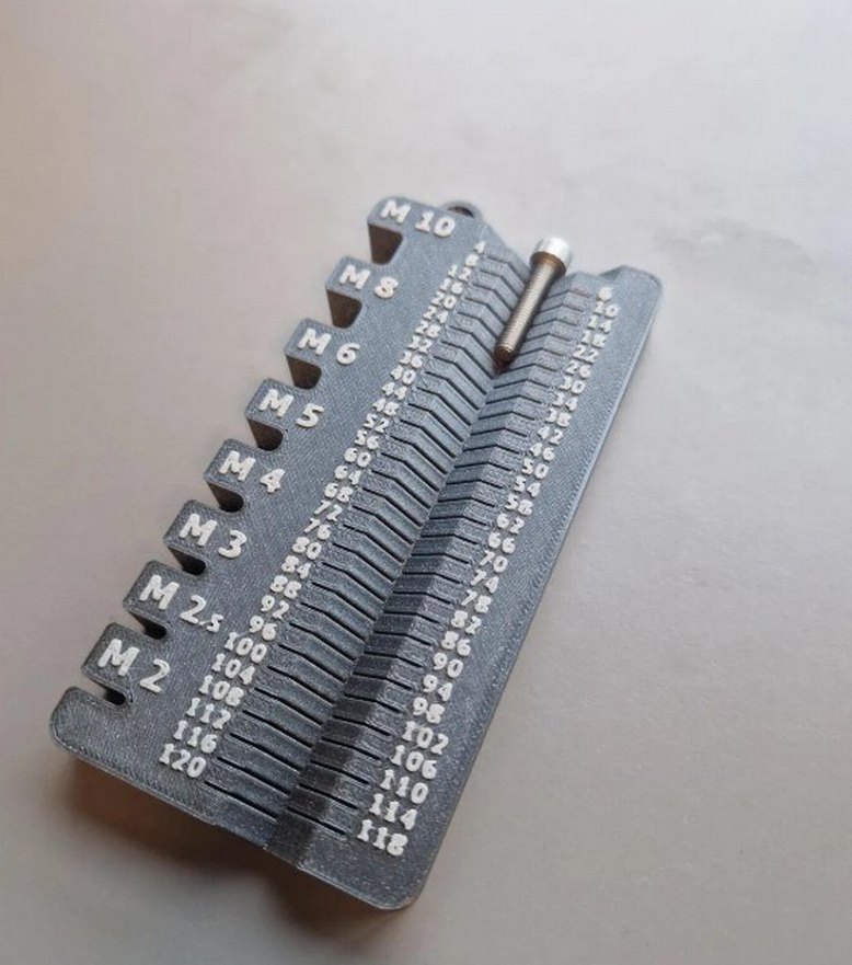 Metrik civata ölçü aleti - Görsel 4