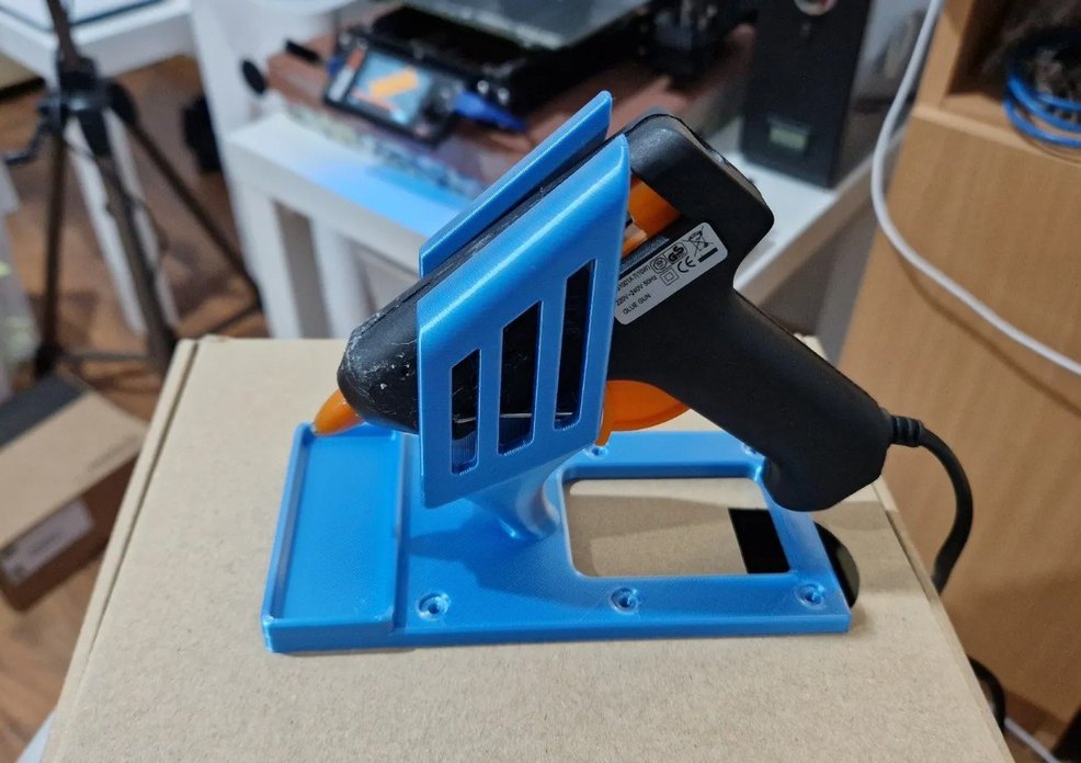 Sıcak Silikon Standı - Silikon Tabancası Tutucu - Görsel 3