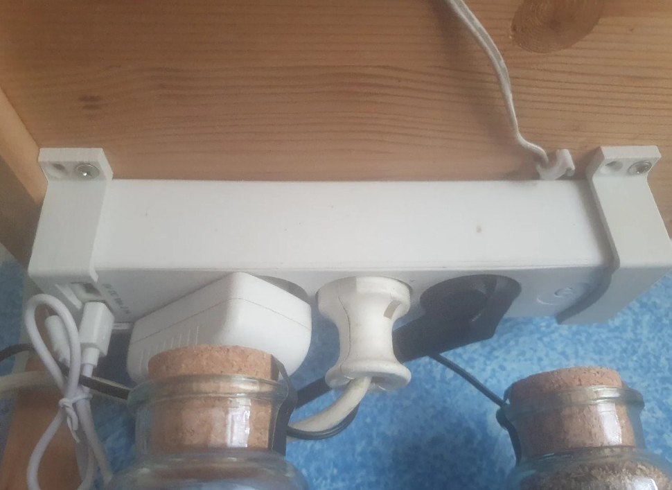 Grup Priz Askısı - Çoklu Priz Sabitleyici - Model2 - Görsel 3