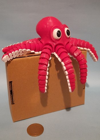 Renkli Oyuncak Hareketli Ahtapot - Görsel 6